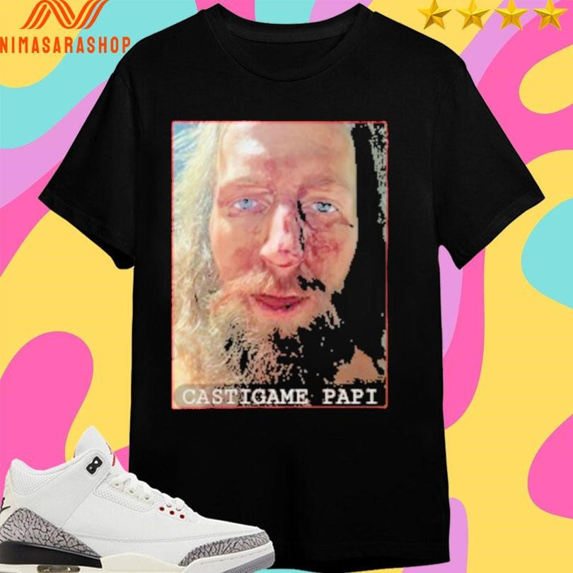 Castigame Papi Facial Blood - Adult & Kids T-Shirts, Sweatshirts & Hoodies apparel design preview 1