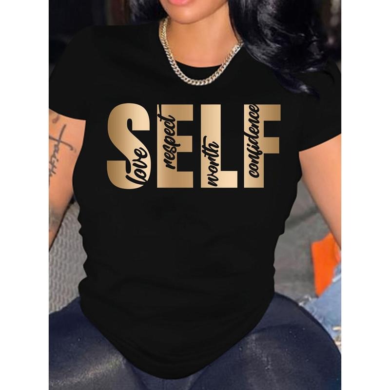Casual Short Sleeve Letter Print Crew Neck Spring - Adult & Kids T-Shirts, Sweatshirts & Hoodies apparel design preview 1