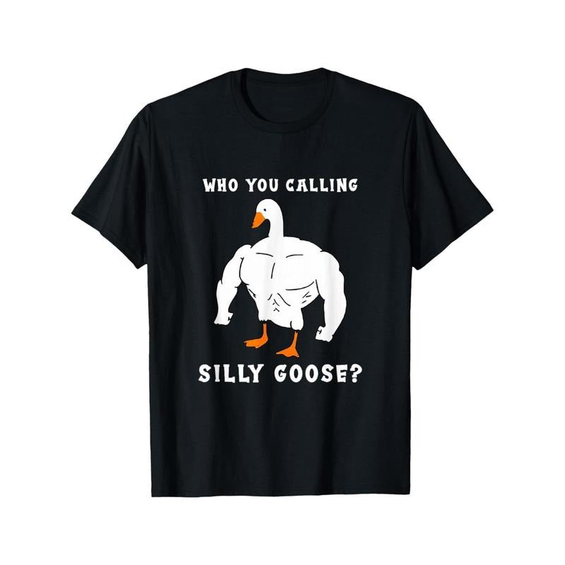 [Casual Silly Goose" Funny Gym Meme Comfortable Fit - Adult & Kids T-Shirts, Sweatshirts & Hoodies apparel design preview 1