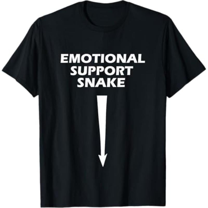 Casual Humor Dirty Joke Emotional Support Snake - Adult & Kids T-Shirts, Sweatshirts & Hoodies apparel design preview 1