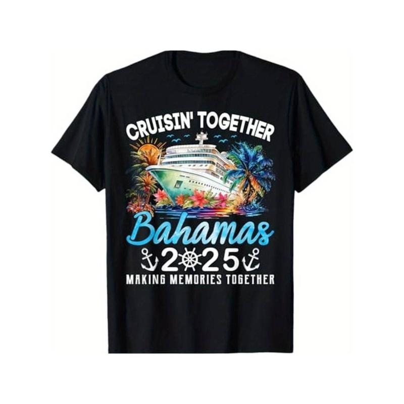 Casual Bahamas Cruise 2025 Family Matching 100% - Adult & Kids T-Shirts, Sweatshirts & Hoodies apparel design preview 1
