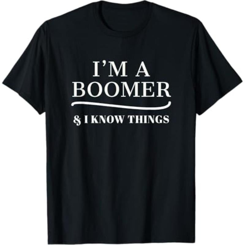 Casual Boomer I'M I KNOW THINGS - Adult & Kids T-Shirts, Sweatshirts & Hoodies apparel design preview 1