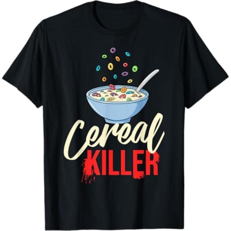 Casual Cereal Killer Bowl Box Breakfast Menswear Top - Adult & Kids T-Shirts, Sweatshirts & Hoodies apparel design preview 1