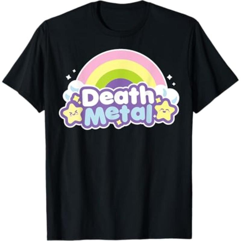 Casual Death Metal Rainbow Halloween Unicorn Rock - Adult & Kids T-Shirts, Sweatshirts & Hoodies apparel design preview 1