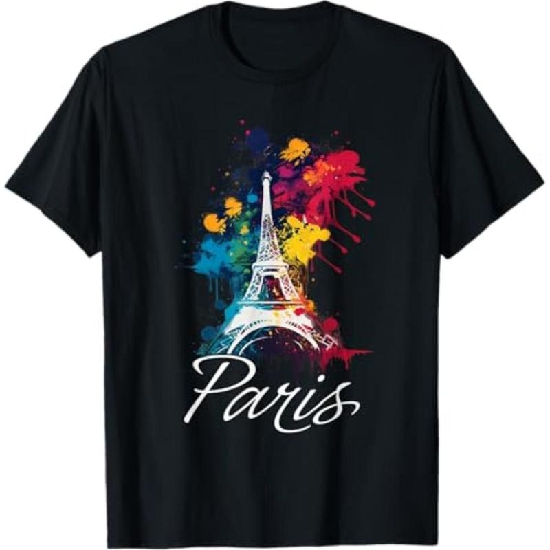 Casual Eiffel Tower Paris Travel France Souvenir - Adult & Kids T-Shirts, Sweatshirts & Hoodies apparel design preview 1