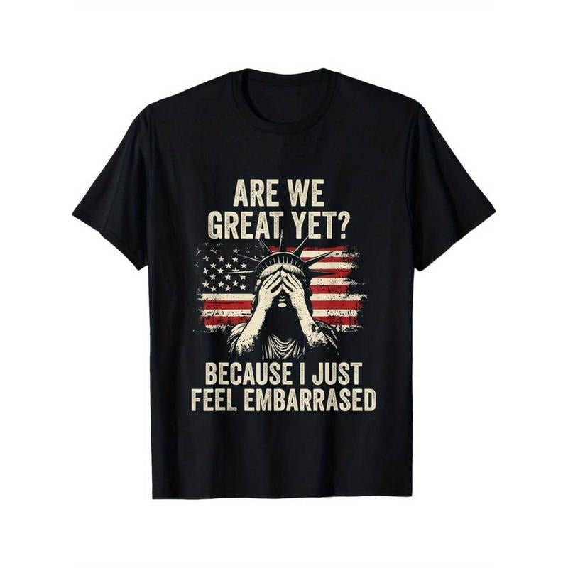 Casual Funny "Are We Great Yet? Cause I Just Feel - Adult & Kids T-Shirts, Sweatshirts & Hoodies apparel design preview 1