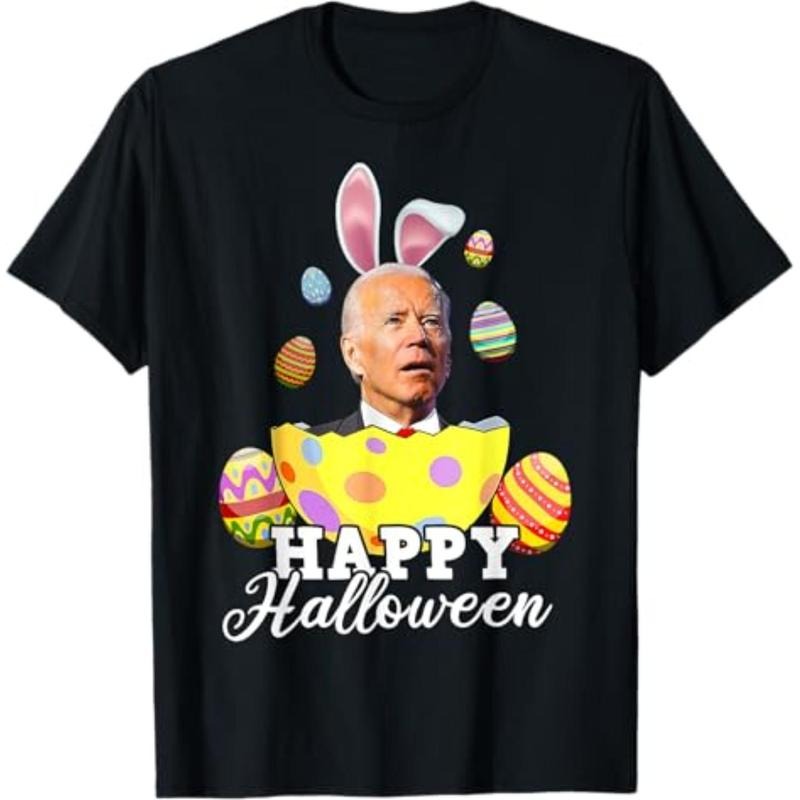 Casual Funny Joe Biden Happy Halloween Confused - Adult & Kids T-Shirts, Sweatshirts & Hoodies apparel design preview 1