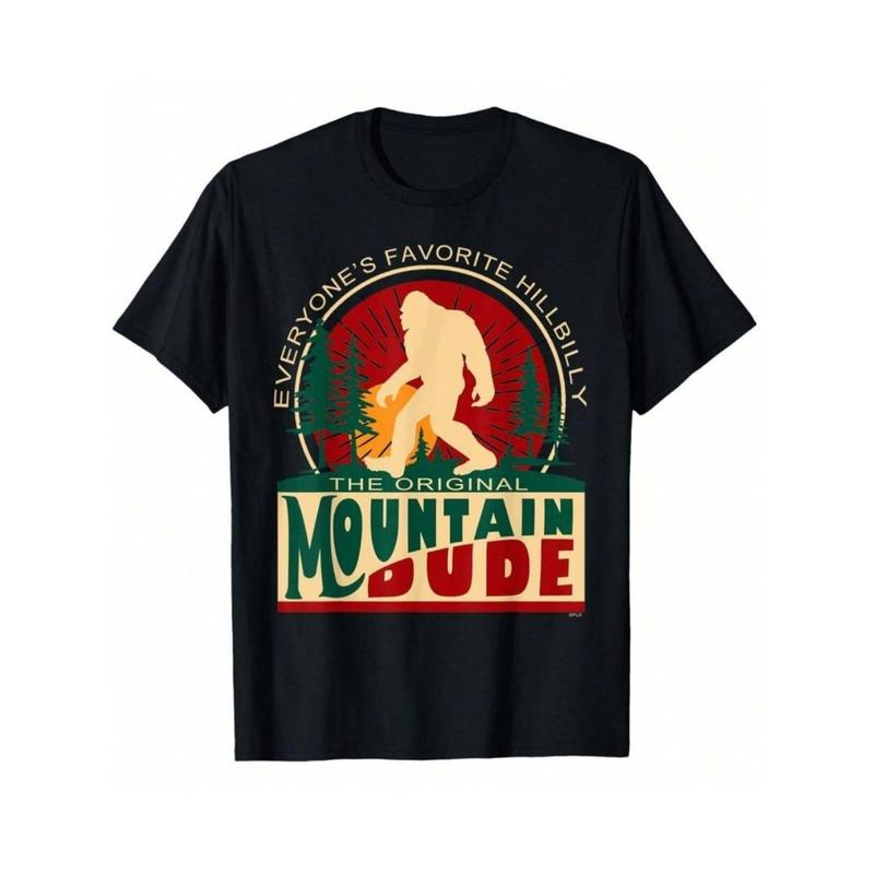 Casual Funny Sasquatch Mountain Dude 100% Cotton Crew - Adult & Kids T-Shirts, Sweatshirts & Hoodies apparel design preview 1