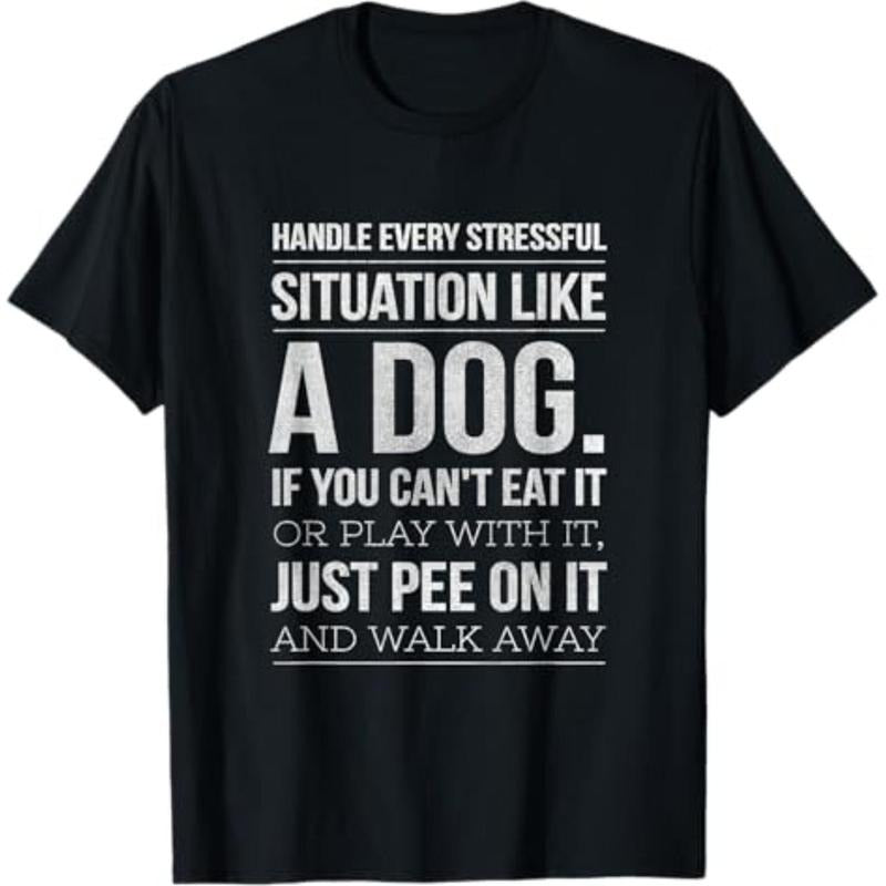 Casual Handle Stress Like Dog Lover Menswear - Adult & Kids T-Shirts, Sweatshirts & Hoodies apparel design preview 1