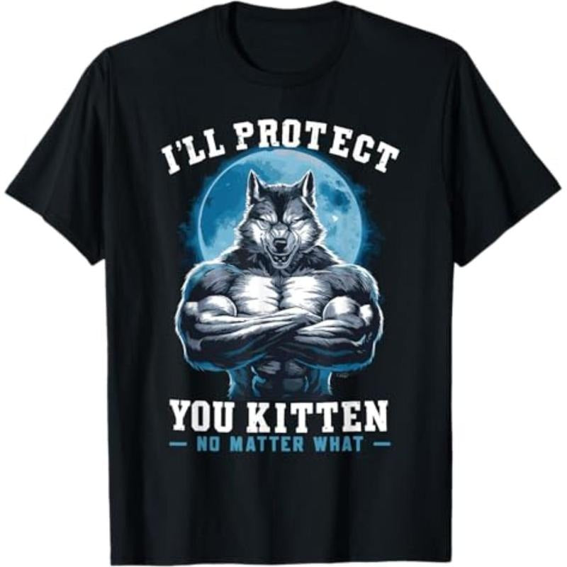 Casual I'Ll Protect You Kitten No Matter What Alpha - Adult & Kids T-Shirts, Sweatshirts & Hoodies apparel design preview 1