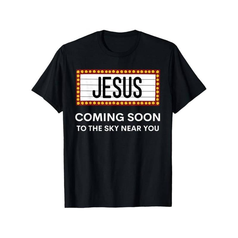 Casual Jesus Is Coming Soon Funny Christian Rapture - Adult & Kids T-Shirts, Sweatshirts & Hoodies apparel design preview 1