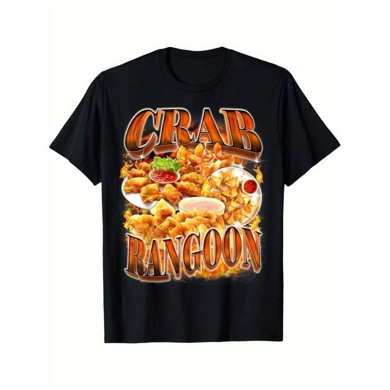 Casual "Crab Rangoon" 100% Cotton Comfy Menswear Top - Adult & Kids T-Shirts, Sweatshirts & Hoodies apparel design preview 1