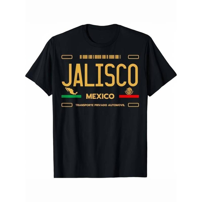 Casual Jalisco Mexico Black Cotton Bold Print Mexican - Adult & Kids T-Shirts, Sweatshirts & Hoodies apparel design preview 1