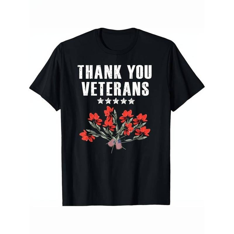 Casual Military Family Thank You Veterans Poppy - Adult & Kids T-Shirts, Sweatshirts & Hoodies apparel design preview 1