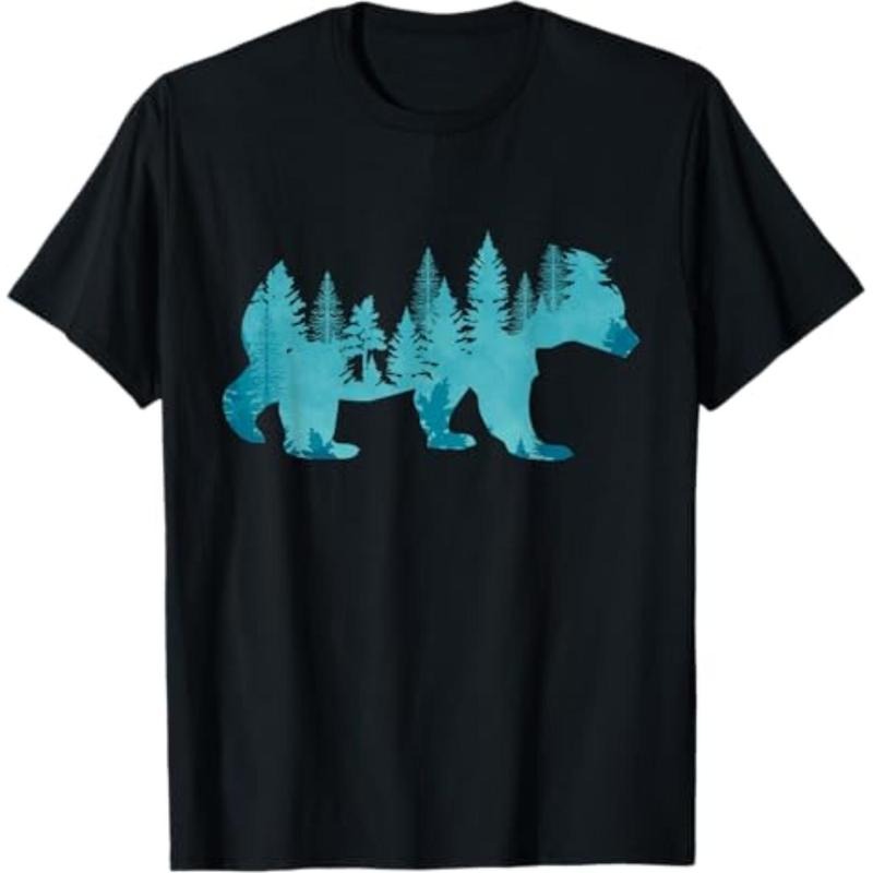 Casual Nature Forest Mountains Trees Wildlife Animal - Adult & Kids T-Shirts, Sweatshirts & Hoodies apparel design preview 1