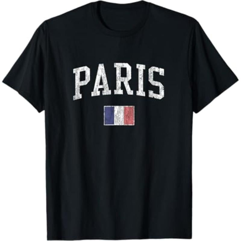 Casual Paris France Vintage Sports French Flag Man - Adult & Kids T-Shirts, Sweatshirts & Hoodies apparel design preview 1