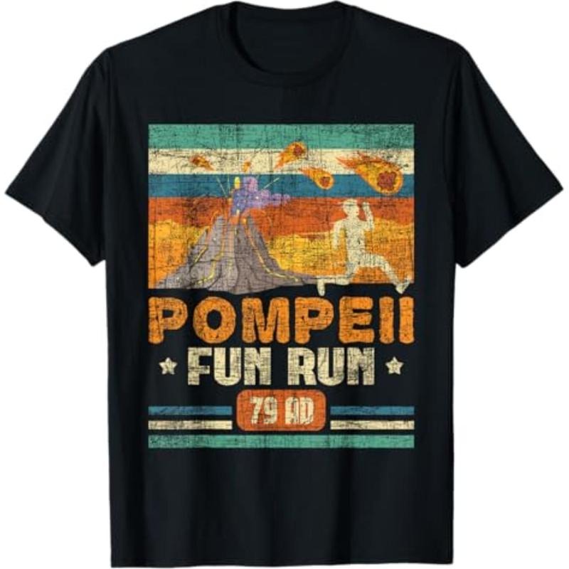 Casual Pompeii Fun Run Geography Volcanologist - Adult & Kids T-Shirts, Sweatshirts & Hoodies apparel design preview 1