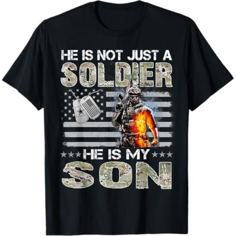 Casual Proud Military Mom Dad Menswear - Adult & Kids T-Shirts, Sweatshirts & Hoodies apparel design preview 1