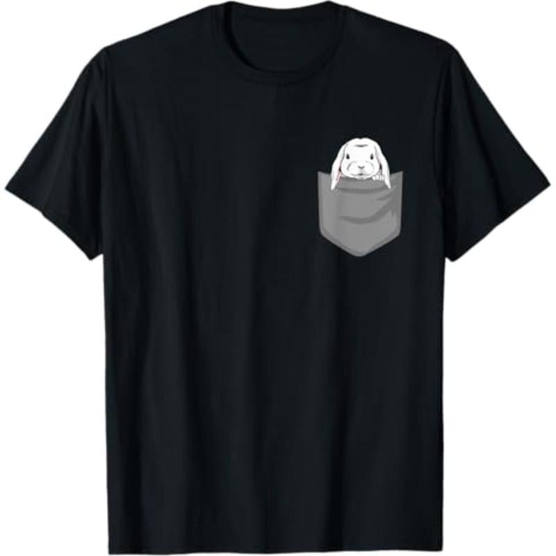 Casual Rabbit Chest Pocket Funny Menswear - Adult & Kids T-Shirts, Sweatshirts & Hoodies apparel design preview 1