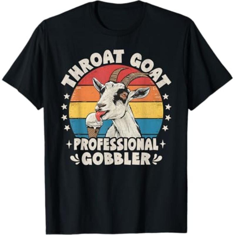 Casual Throat Goat Retro Inappropriate Humor Funny - Adult & Kids T-Shirts, Sweatshirts & Hoodies apparel design preview 1