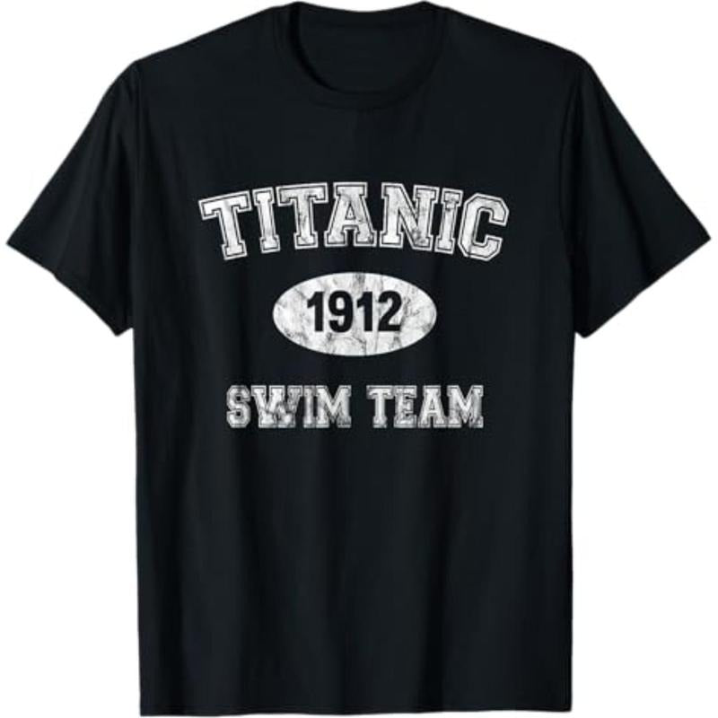 Casual Titanic 1912 Swim Team Menswear - Adult & Kids T-Shirts, Sweatshirts & Hoodies apparel design preview 1