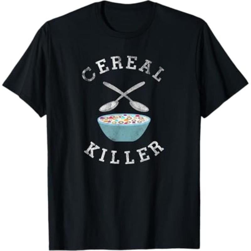 Casual Vintage Cereal Killer Menswear Top - Adult & Kids T-Shirts, Sweatshirts & Hoodies apparel design preview 1