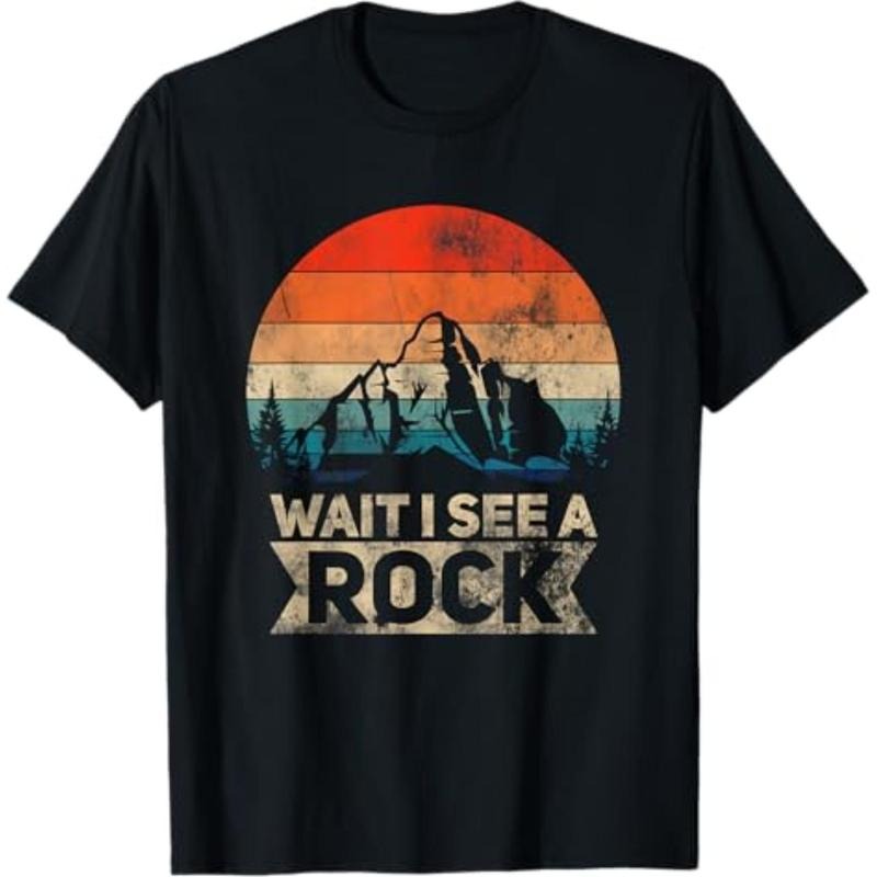 Casual Wait I See Rock Funny Geologist Idea - Adult & Kids T-Shirts, Sweatshirts & Hoodies apparel design preview 1