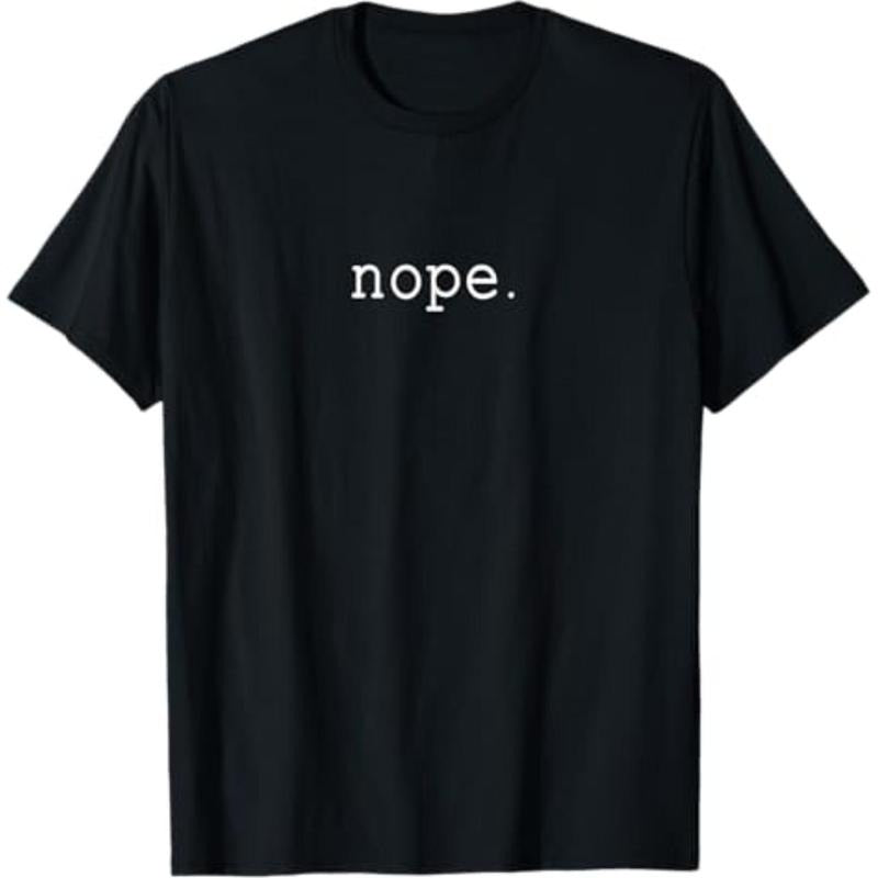 Casual Nope. Simple Negative Is All You Need. - Adult & Kids T-Shirts, Sweatshirts & Hoodies apparel design preview 1
