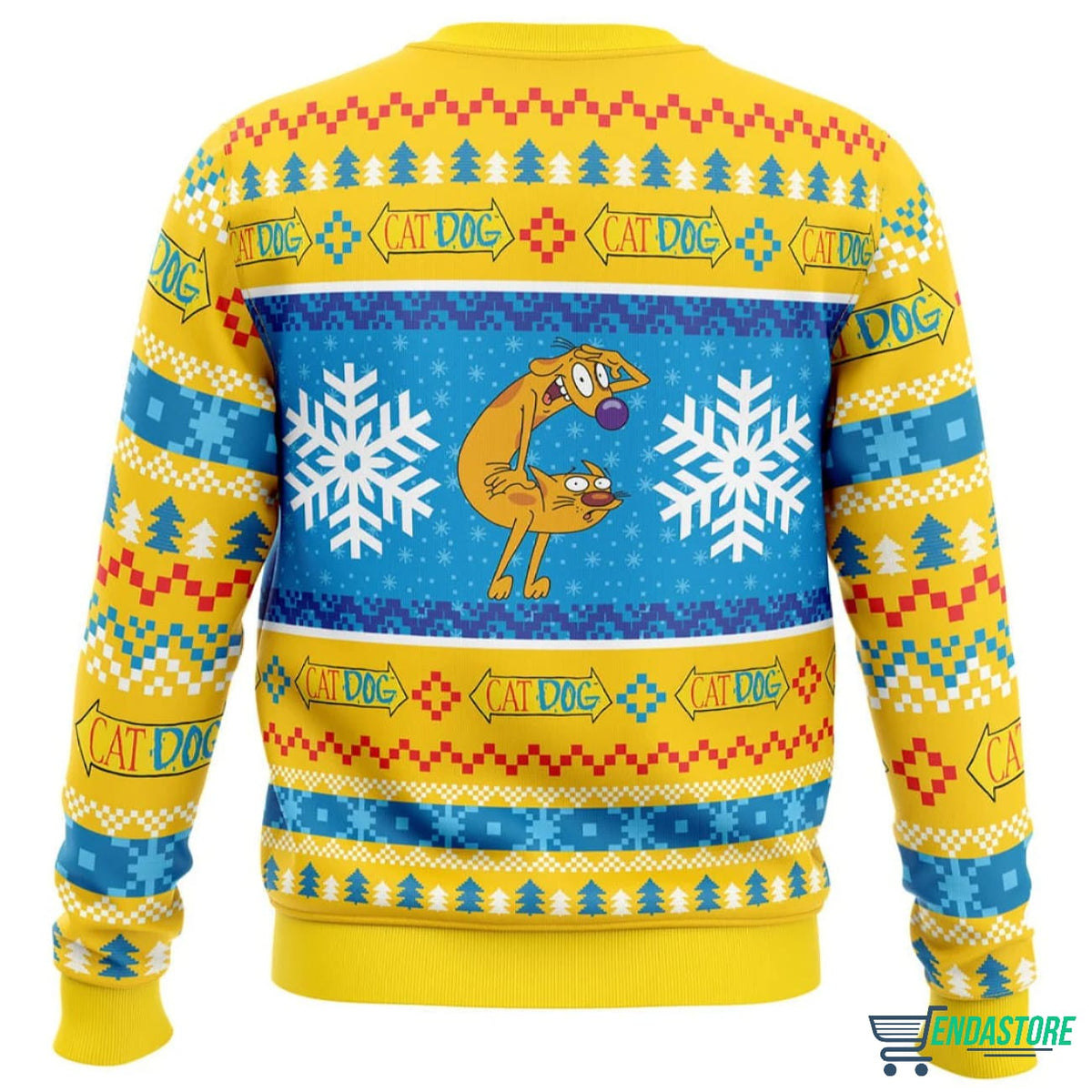 CatDog Nickelodeon 3D Ugly Christmas Sweater - Holiday Gift product image 2
