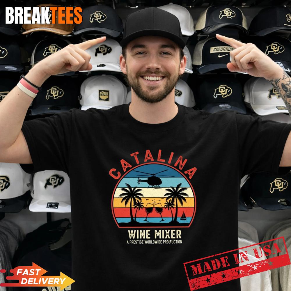 Catalina Wine Mixer Retro - Adult & Kids T-Shirts, Sweatshirts & Hoodies apparel design preview 1