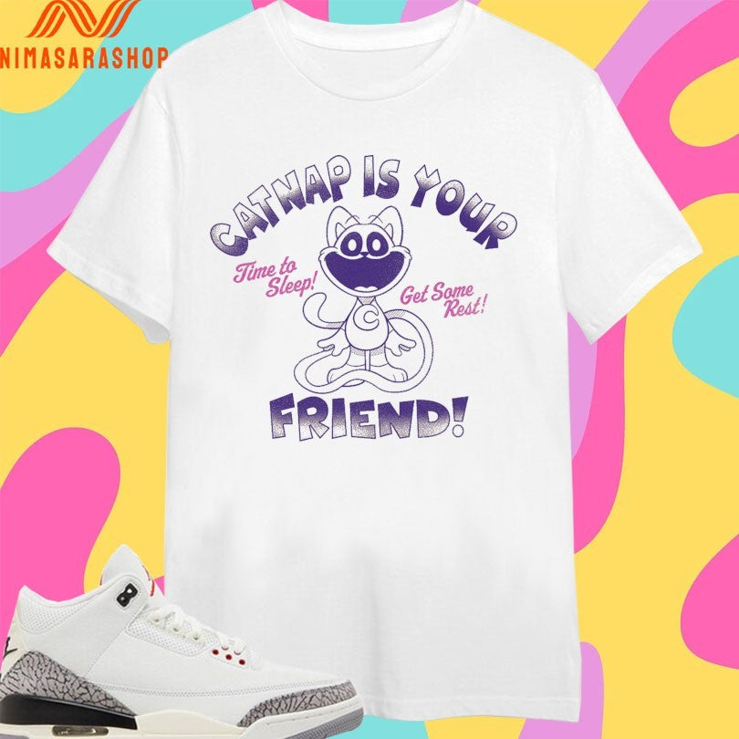 Catnap Is Your Friend Time To Sleep Get Some Rest - Adult & Kids T-Shirts, Sweatshirts & Hoodies apparel design preview 1
