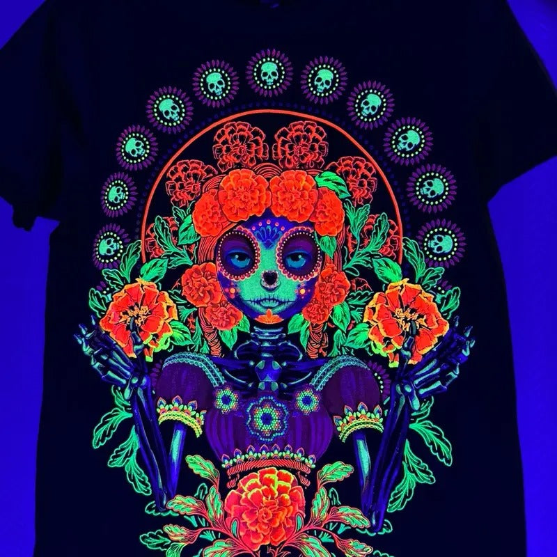 Catrina Magica Halloween Menswear Top - Adult & Kids T-Shirts, Sweatshirts & Hoodies apparel design preview 1
