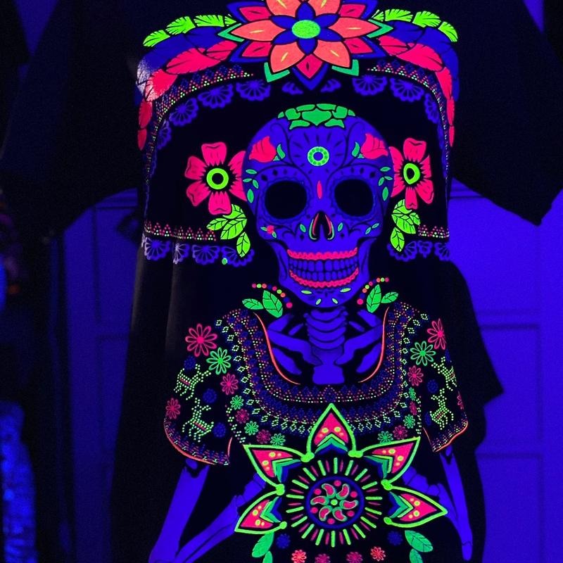 Catrina Mexicana Casual Cotton Black - Adult & Kids T-Shirts, Sweatshirts & Hoodies apparel design preview 1