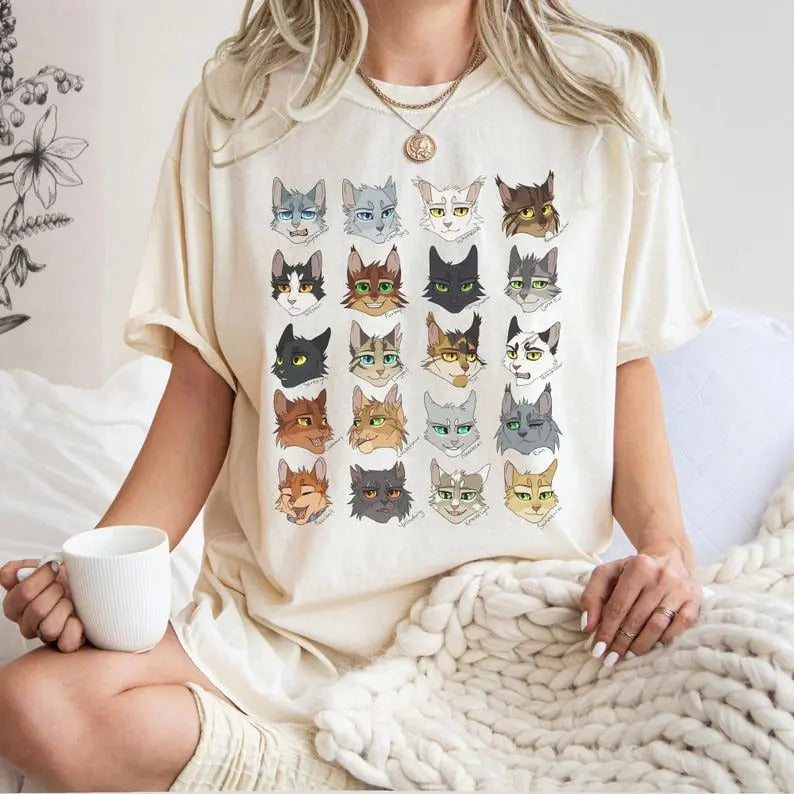 Cats Clans Erin Hunter Shadowclan Riverclan Cat - Adult & Kids T-Shirts, Sweatshirts & Hoodies apparel design preview 1