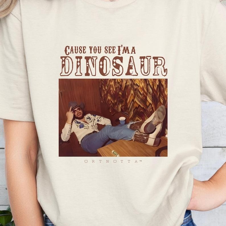 Cause You See I'Ma Dinosaur Western Southern Boho - Adult & Kids T-Shirts, Sweatshirts & Hoodies apparel design preview 1