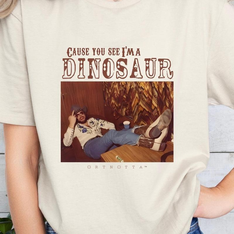 Cause You See I'Ma Dinosaur Western Southern Boho - Adult & Kids T-Shirts, Sweatshirts & Hoodies apparel design preview 1
