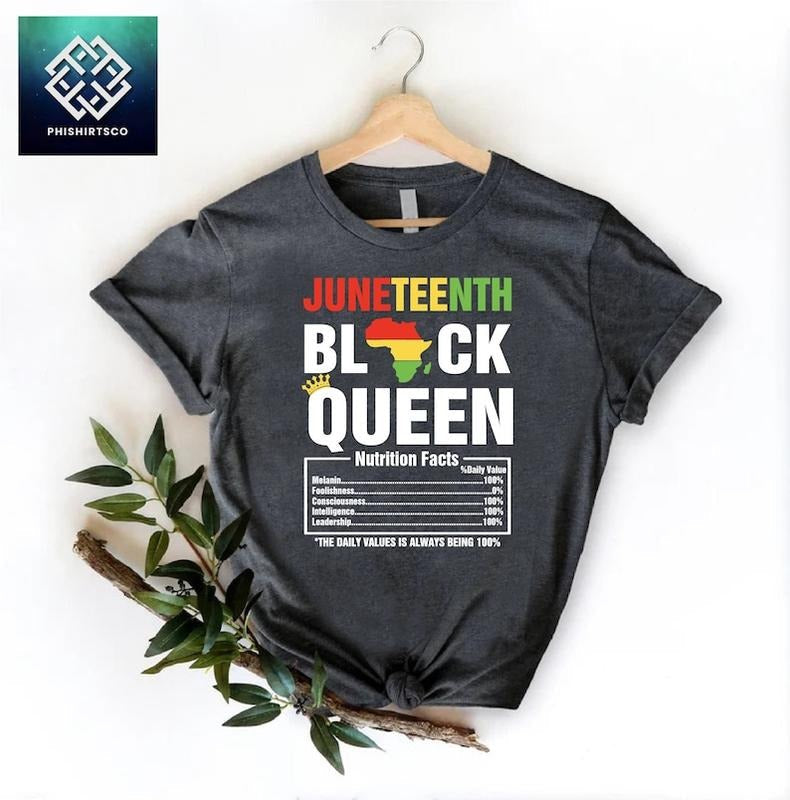 Celebrate 1865 Juneteenth Afro Woman Freedom African - Adult & Kids T-Shirts, Sweatshirts & Hoodies apparel design preview 1
