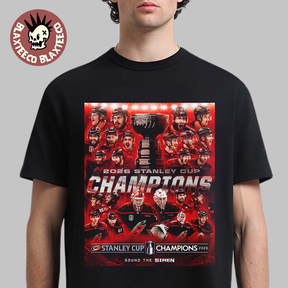 Celebrate Carolina Hurricanes 2026 NHL Stanley Cup - Adult & Kids T-Shirts, Sweatshirts & Hoodies apparel design preview 1