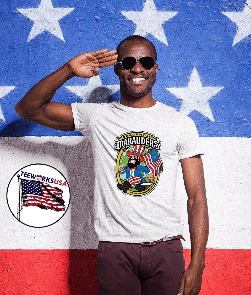 Celebrating America's 250 Bradenton Marauders - Adult & Kids T-Shirts, Sweatshirts & Hoodies apparel design preview 1