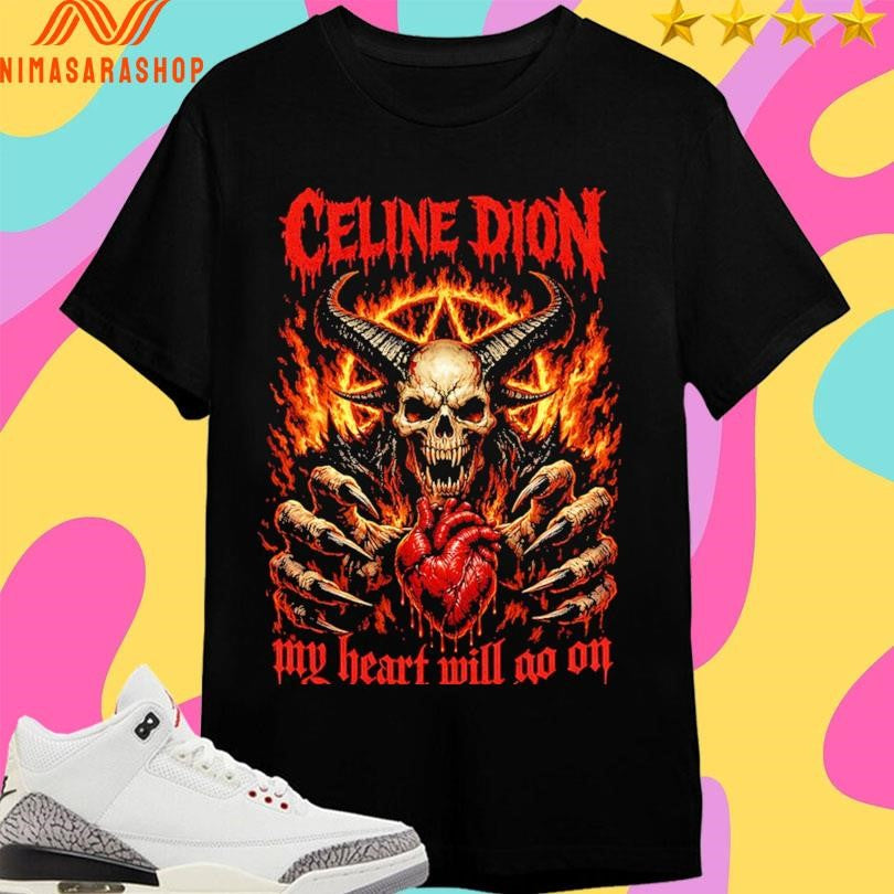 Celine Dion My Heart Will Go On 2026 - Adult & Kids T-Shirts, Sweatshirts & Hoodies apparel design preview 1