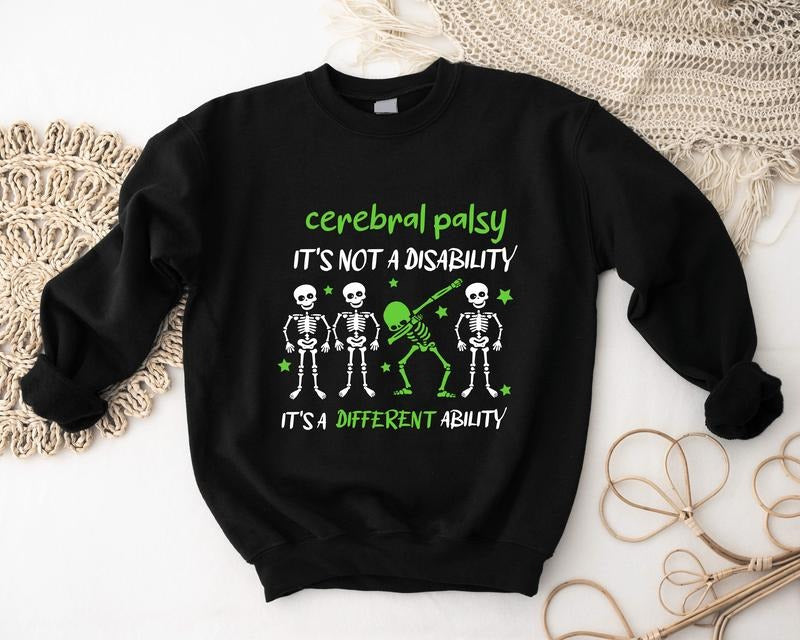 Cerebral Palsy Awareness Funny CP Warrior Cool - Adult & Kids T-Shirts, Sweatshirts & Hoodies apparel design preview 1