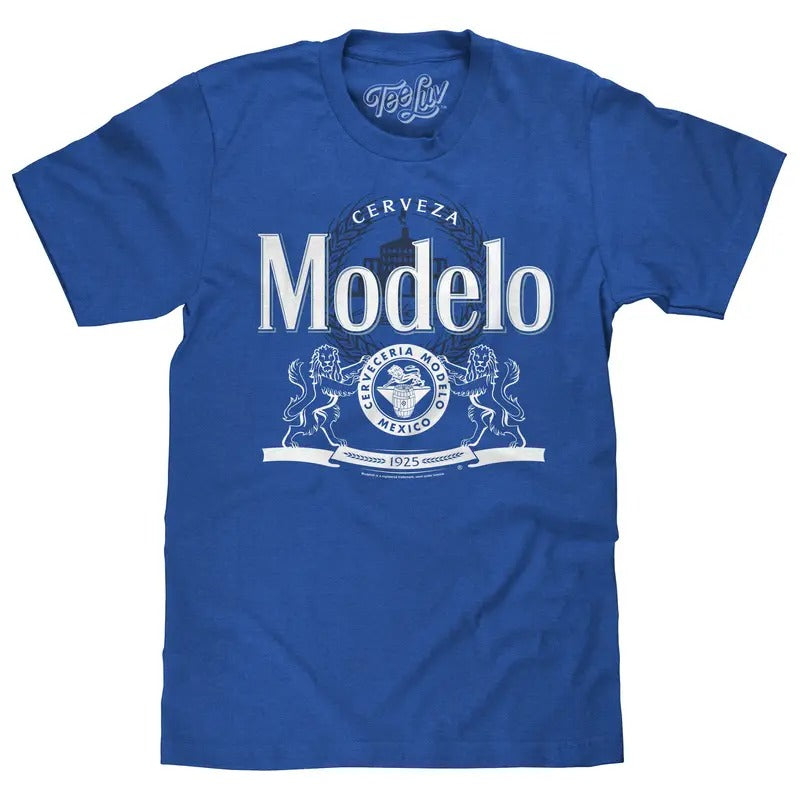 Cerveza Modelo Beer Royal Blue - Adult & Kids T-Shirts, Sweatshirts & Hoodies apparel design preview 1