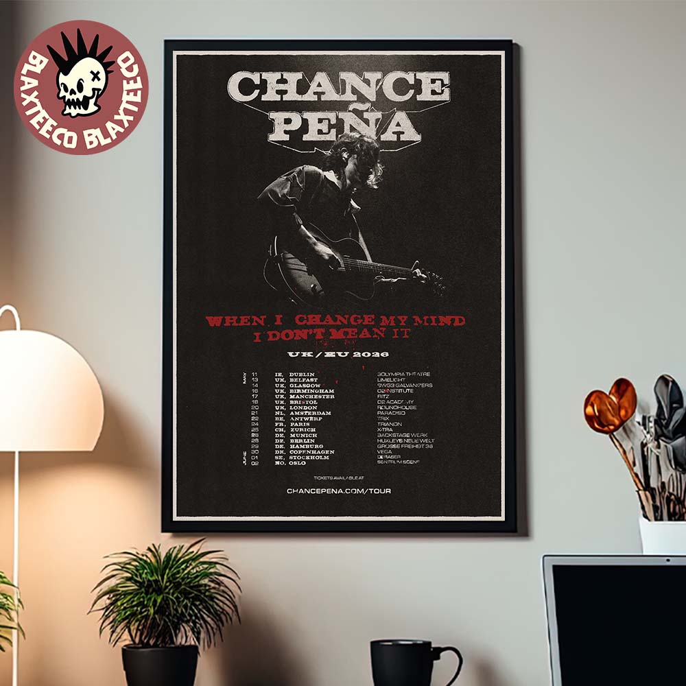 Chance Pena When I Change My Mind Don't Mean It UK - Adult & Kids T-Shirts, Sweatshirts & Hoodies apparel design preview 1