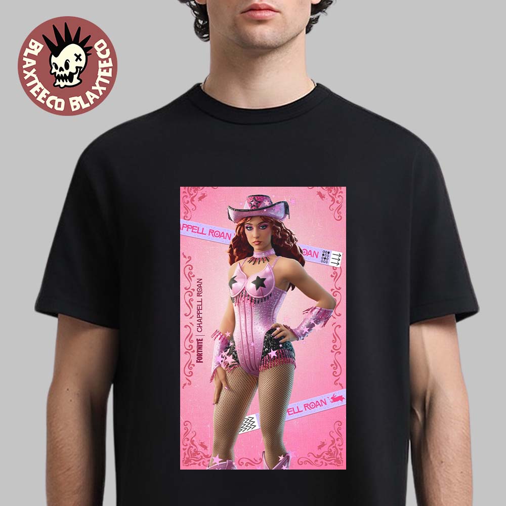 Chappell Roan X Fortnite 2026 Music Pass Pink Pony - Adult & Kids T-Shirts, Sweatshirts & Hoodies apparel design preview 1