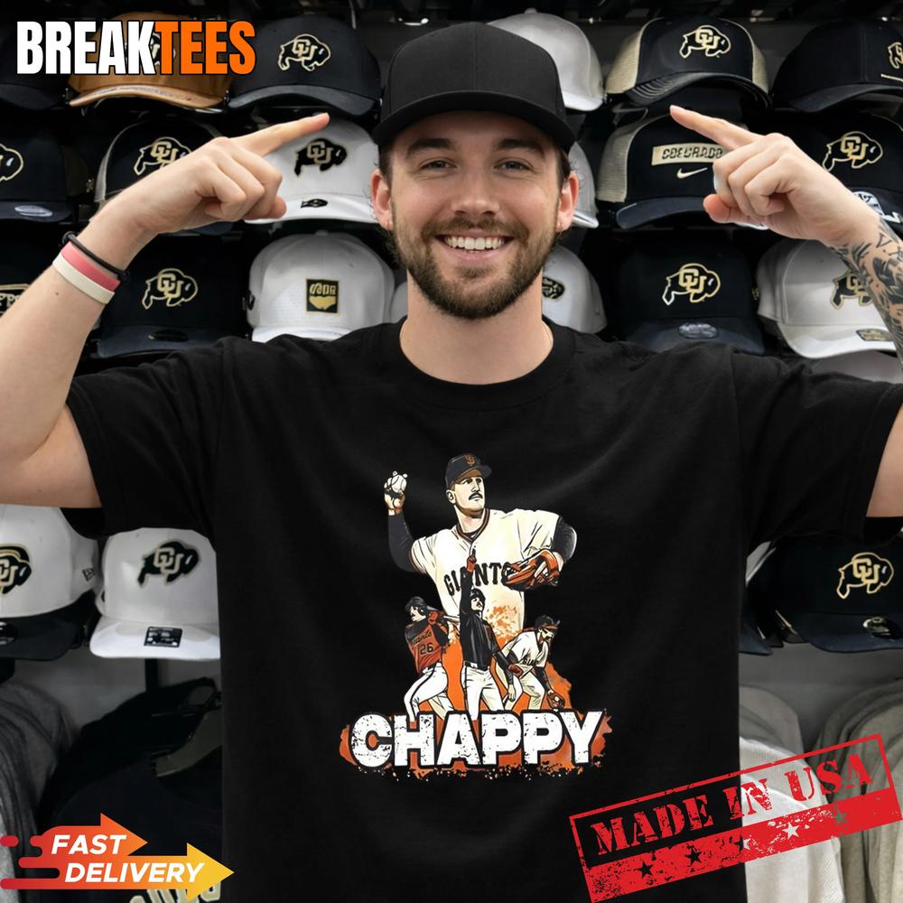 Chappy Matt Chapman San Francisco Giants baseball - Adult & Kids T-Shirts, Sweatshirts & Hoodies apparel design preview 1