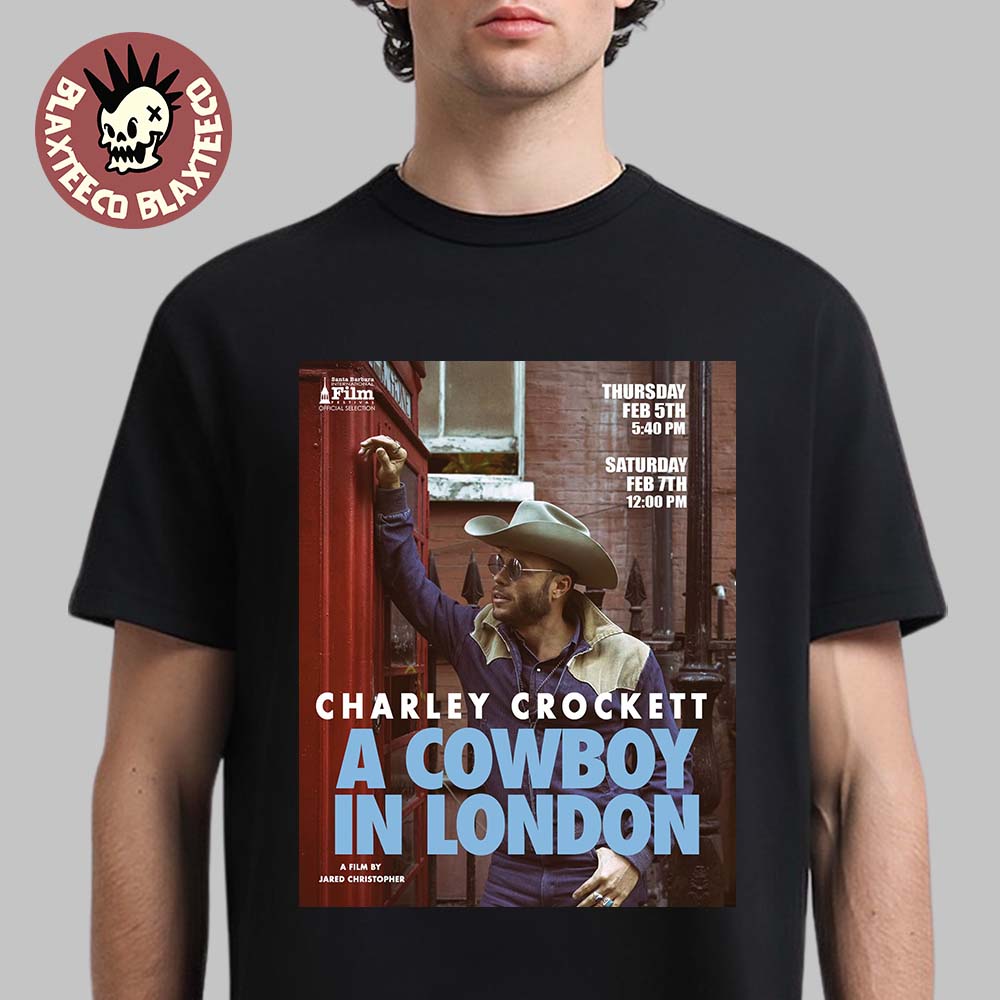Charley Crockett A Cowboy In London Documentary Film - Adult & Kids T-Shirts, Sweatshirts & Hoodies apparel design preview 1
