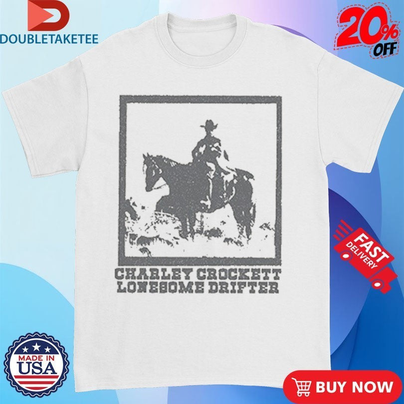 Charley Crockett Lonesome Drifter Frame - Adult & Kids T-Shirts, Sweatshirts & Hoodies apparel design preview 1