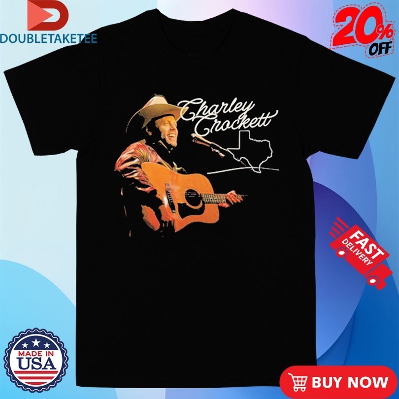 Charley Crockett On Stage Texas - Adult & Kids T-Shirts, Sweatshirts & Hoodies apparel design preview 1