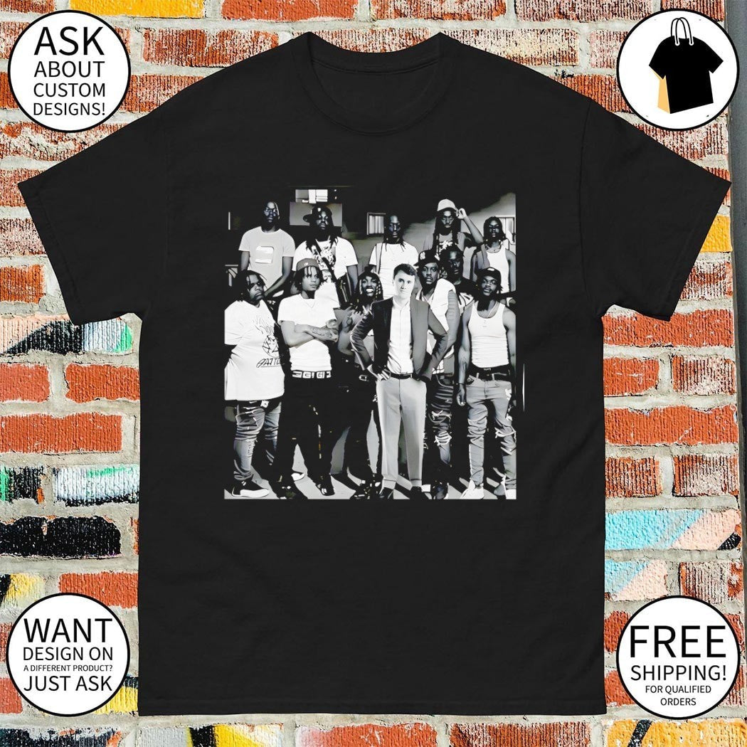 Charlie Kirk King Von photo vintage - Adult & Kids T-Shirts, Sweatshirts & Hoodies apparel design preview 1
