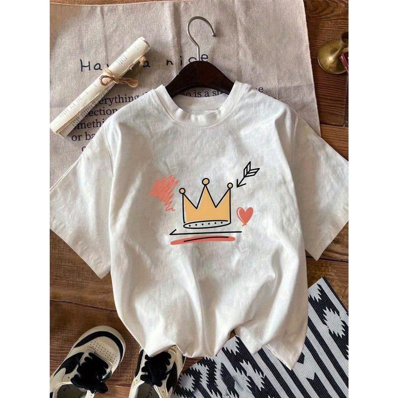 Crown Heart Motif: Piece - Adult & Kids T-Shirts, Sweatshirts & Hoodies apparel design preview 1